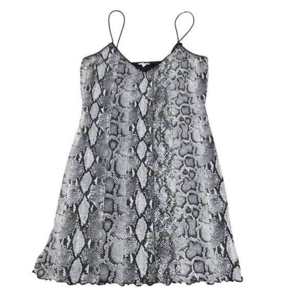 NWT GARAGE Leopard Print Mesh Dress Sz Medium - Picture 2 of 5